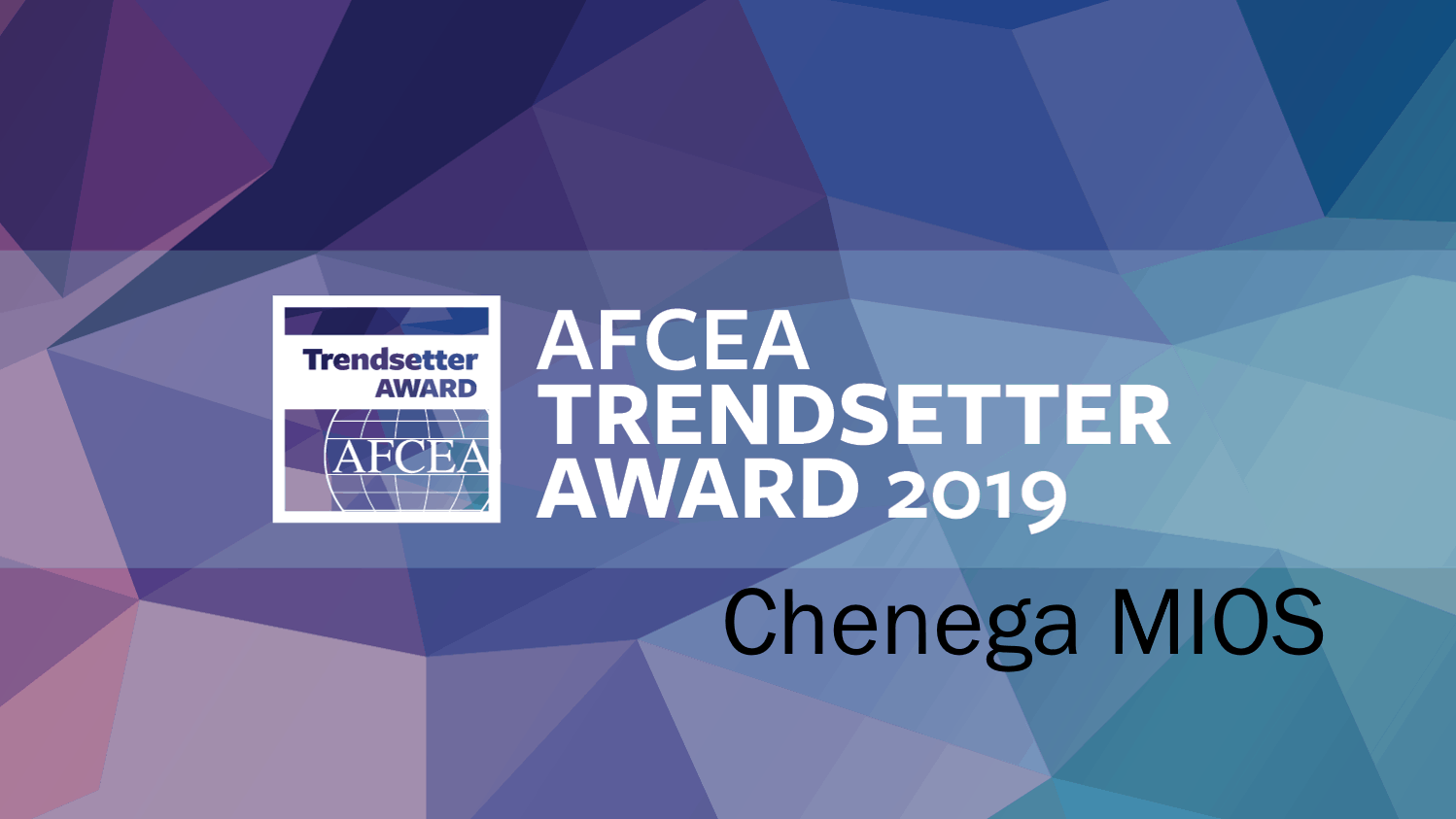 Chenega MIOS Receives Trendsetter Award 2019
