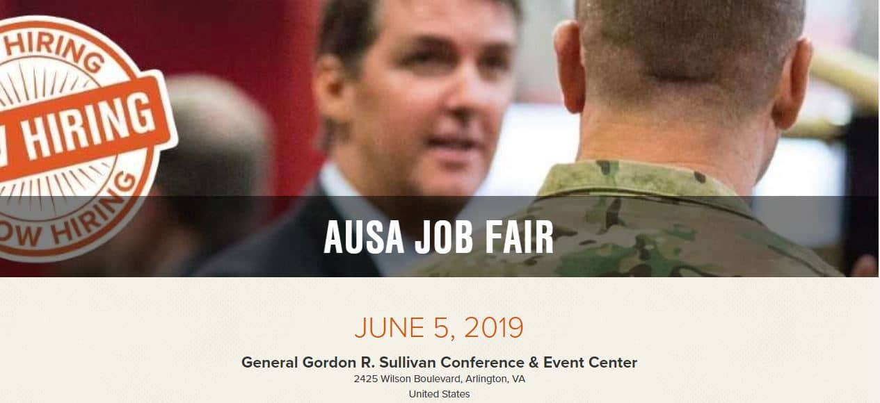 Chenega MIOS Will Be Attending The 2019 AUSA Job Fair On June 5!