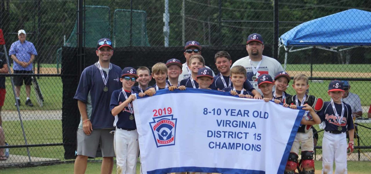CTI Sponsors Spotsylvania County Little League 8 – 10 Year Old Team At State Tournament
