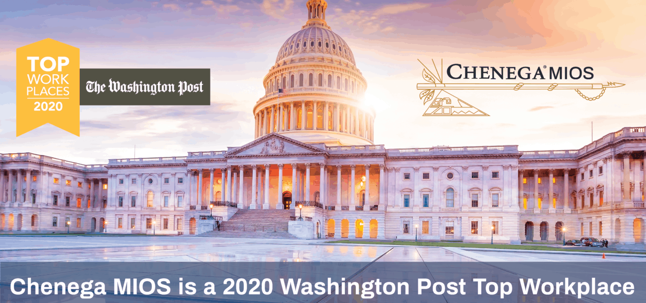The Washington Post Names Chenega MIOS A 2020 Top Washington-Area Workplace