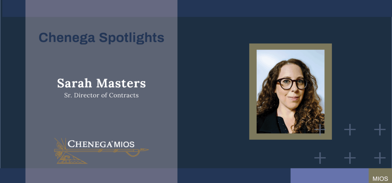 Moving On Up! MIOS Congratulates Sarah Masters On Her Promotion