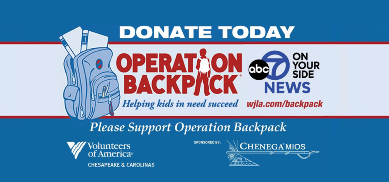 Chenega MIOS Sponsors Operation Backpack